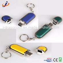 Alta qualidade Multicolor couro USB Flash Drive